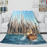 Load image into Gallery viewer, Minions Flannel Fleece Blanket Throw Cosplay Bedding Quilt Blanket