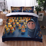Load image into Gallery viewer, Minions The Rise of Gru Bedding Set Cosplay Quilt Duvet Cover Bed Sets