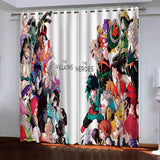 Load image into Gallery viewer, My Hero Academia Pattern Curtains Blackout Window Drapes