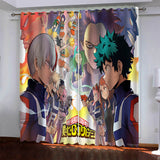 Load image into Gallery viewer, My Hero Academia Pattern Curtains Blackout Window Drapes