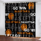 Load image into Gallery viewer, NBA Basketball Curtains Blackout Window Drapes