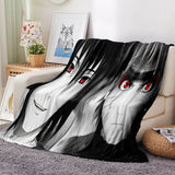 Load image into Gallery viewer, Naruto Uchiha Sasuke Blanket Flannel Throw Room Decoration