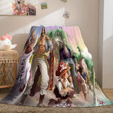 Carica l&#39;immagine nel visualizzatore Galleria, ONE PIECE Cosplay Flanella Coperta in Pile Coperta Avvolgere Pisolino Coperta Trapunta