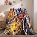 Laden Sie das Bild in den Galerie-Viewer, ONE PIECE Cosplay Flanell-Fleece-Überwurfdecke Wrap Nap Quilt Decken