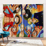 Carica l&#39;immagine nel visualizzatore Galleria, Tende di un pezzo Cosplay Tende oscuranti per finestre per decorazioni della stanza