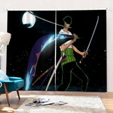 Carica l&#39;immagine nel visualizzatore Galleria, Tende di un pezzo Cosplay Tende oscuranti per finestre per decorazioni della stanza
