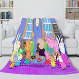 Load image into Gallery viewer, Peppa Pig Blanket Flannel Fleece Throw Cosplay Blanket Kids Present