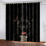 Load image into Gallery viewer, Pet Dogs Curtains Blackout Window Treatments Drapes for Room Decoration