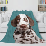 Load image into Gallery viewer, Pet Puppy Dogs Flannel Fleece Blanket Dunelm Bedding Quilt Blanket
