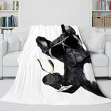 Load image into Gallery viewer, Pet Puppy Dogs Flannel Fleece Blanket Dunelm Bedding Quilt Blanket