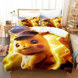 Load image into Gallery viewer, Pokemon Pikachu Cosplay Bedding Set Quilt Cover