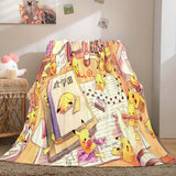 Load image into Gallery viewer, Pokemon Pikachu Flannel Fleece Blanket Throw Cosplay Nap Quilt Blanket