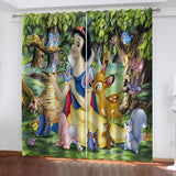 Carica l&#39;immagine nel visualizzatore Galleria, Princess Snow White Curtains Blackout Window Treatments Drapes Room Decor