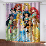Carica l&#39;immagine nel visualizzatore Galleria, Princess Snow White Curtains Blackout Window Treatments Drapes Room Decor