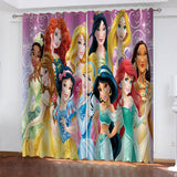 Carica l&#39;immagine nel visualizzatore Galleria, Princess Snow White Curtains Blackout Window Treatments Drapes Room Decor