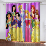 Carica l&#39;immagine nel visualizzatore Galleria, Princess Snow White Curtains Blackout Window Treatments Drapes Room Decor