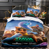 Laden Sie das Bild in den Galerie-Viewer, Raya und der letzte Drache Bettwäsche Cosplay Quilt Bettbezüge Dekoration Bett