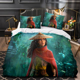 Laden Sie das Bild in den Galerie-Viewer, Raya und der letzte Drache Bettwäsche Cosplay Quilt Bettbezüge Dekoration Bett
