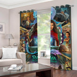 Load image into Gallery viewer, Raya and The Last Dragon Curtains Blackout Window Drapes Room Decoration
