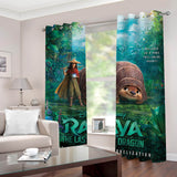 Load image into Gallery viewer, Raya and The Last Dragon Curtains Blackout Window Drapes Room Decoration