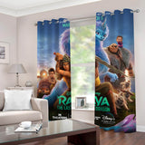 Load image into Gallery viewer, Raya and The Last Dragon Curtains Blackout Window Drapes Room Decoration