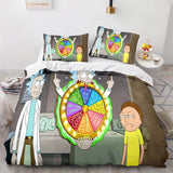 Carica l&#39;immagine nel visualizzatore Galleria, Set biancheria da letto Rick and Morty Stagione 5 Copripiumini trapuntati Set biancheria da letto