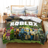 Load image into Gallery viewer, Roblox Cosplay Kids Bedding Set Quilt Duvet Covers Christmas Bed Sets