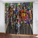 Load image into Gallery viewer, Roblox Curtains Blackout Window Treatments Drapes for Room Decoration