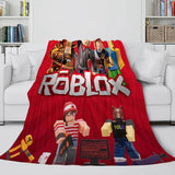 Carica l&#39;immagine nel visualizzatore Galleria, Coperta in pile di flanella Roblox Coperta per pisolino trapunta per biancheria da letto Dunelm