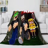 Laden Sie das Bild in den Galerie-Viewer, Roblox-Flanell-Fleecedecke, Dunelm-Bettwäsche, Steppdecke, Wickeldecke, Nickerchendecke