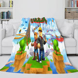 Load image into Gallery viewer, Roblox Flannel Fleece Blanket Dunelm Bedding Quilt Wrap Nap Blanket