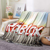 Load image into Gallery viewer, Roblox Pattern Blanket Flannel Throw Room Decoration