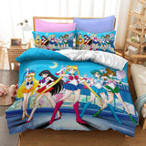 Load image into Gallery viewer, Sailor Moon Bedding Set Duvet Cover Bed Sets
