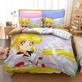 Load image into Gallery viewer, Sailor Moon Bedding Set Duvet Cover Bed Sets
