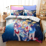 Load image into Gallery viewer, Sailor Moon Bedding Set Duvet Cover Bed Sets