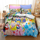 Load image into Gallery viewer, Sailor Moon Bedding Set Duvet Cover Bed Sets