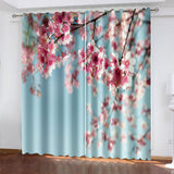 Carica l&#39;immagine nel visualizzatore Galleria, Sakura Curtains Blackout Window Treatments Drapes for Room Decoration