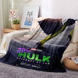 Load image into Gallery viewer, She Hulk Blanket Flannel Fleece Blanket Throw Cosplay Blanket Room Decoration