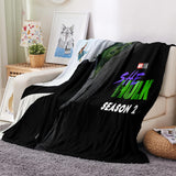 Load image into Gallery viewer, She Hulk Blanket Flannel Fleece Blanket Throw Cosplay Blanket Room Decoration