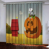 Load image into Gallery viewer, Snoopy Pattern Curtains Blackout Window Drapes