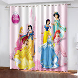 Load image into Gallery viewer, Snow White Curtains Cosplay Blackout Window Drapes