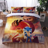 Load image into Gallery viewer, Sonic the Hedgehog 2 Bedding Set Cosplay Quilt Duvet Cover Bed Sets