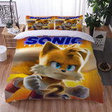 Load image into Gallery viewer, Sonic the Hedgehog 2 Bedding Set Cosplay Quilt Duvet Cover Bed Sets