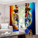 Load image into Gallery viewer, Sonic the Hedgehog 2 Curtains Blackout Window Drapes Room Decoration