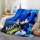 Load image into Gallery viewer, Sonic the Hedgehog Blanket Flannel Throw Room Decoration