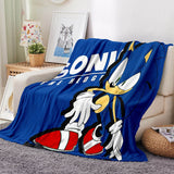 Load image into Gallery viewer, Sonic the Hedgehog Pattern Blanket Flannel Throw Room Decoration