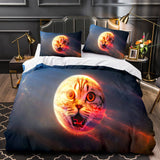Load image into Gallery viewer, Space Cat Astronaut Cats In Space Bedding Set Duvet Cover Bedding Sets