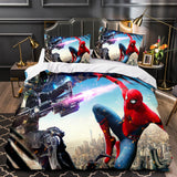 Load image into Gallery viewer, Spiderman Peter Parker Bedding Set Cosplay Quilt Cover
