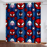 Load image into Gallery viewer, Spider-Man Miles Morales Curtains Blackout Window Drapes