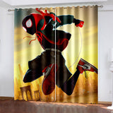 Laden Sie das Bild in den Galerie-Viewer, Spider-Man Miles Morales Vorhänge, verdunkelnde Fenstervorhänge